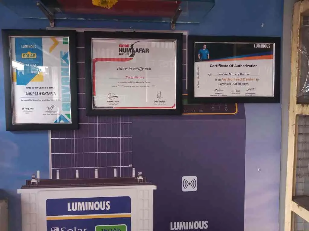 Dealer certificates